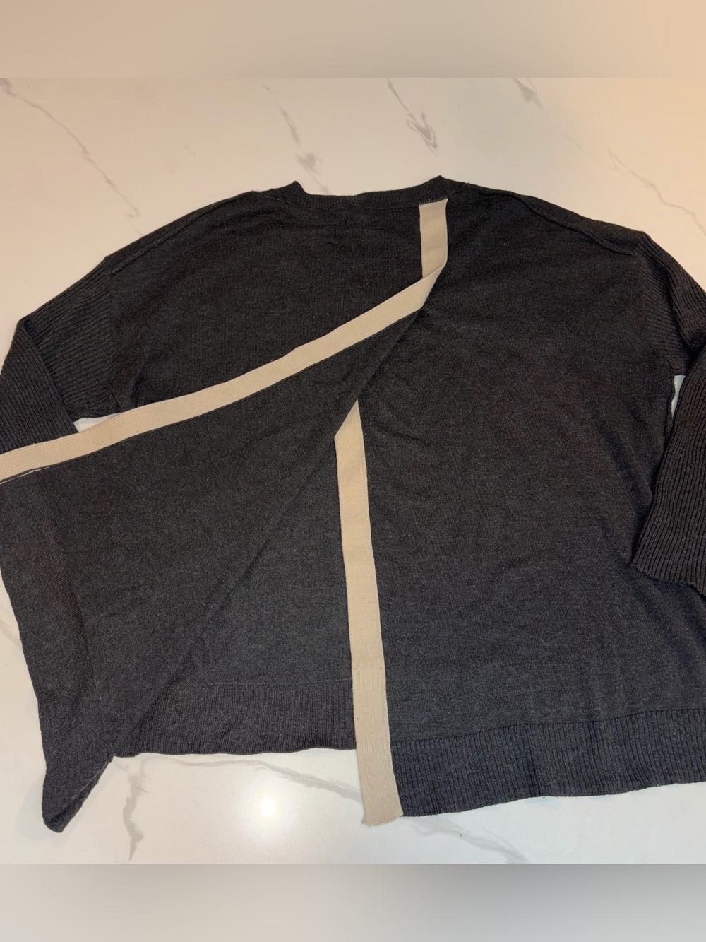 MER-SEA~ Open Back Knit Sweater L/XL